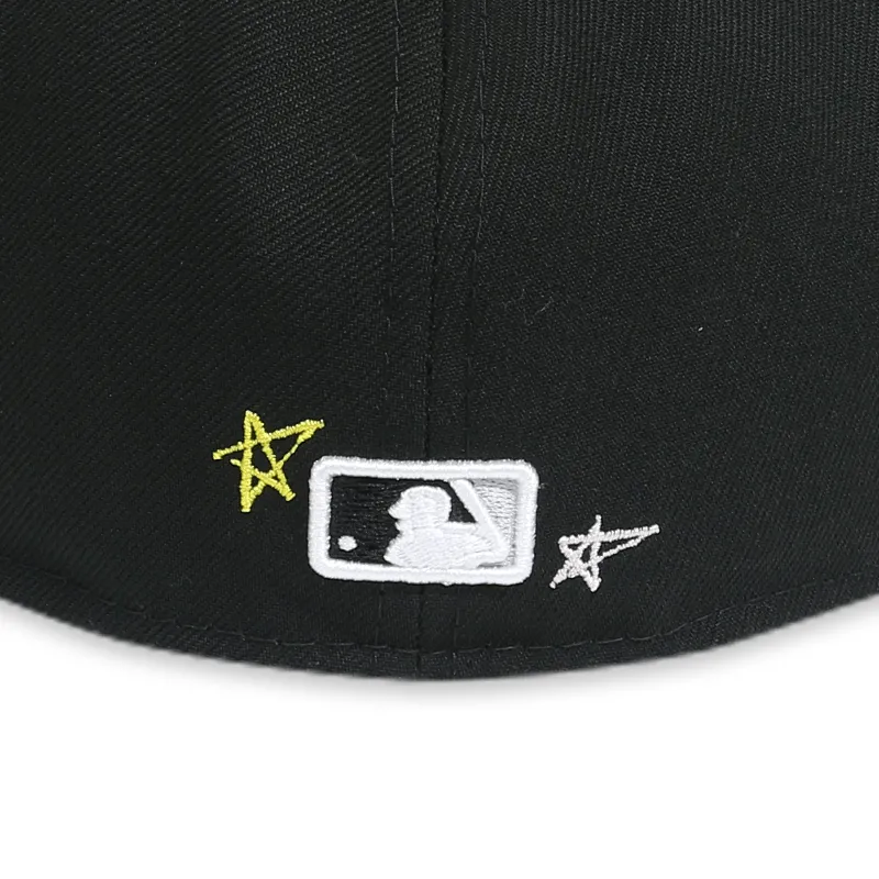 [60243719] Chicago White Sox "Scribble" Black 59FIFTY Mens Fitted Hat