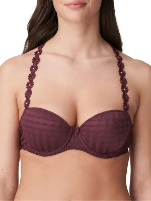 Avero Padded Balcony Bra - Wine