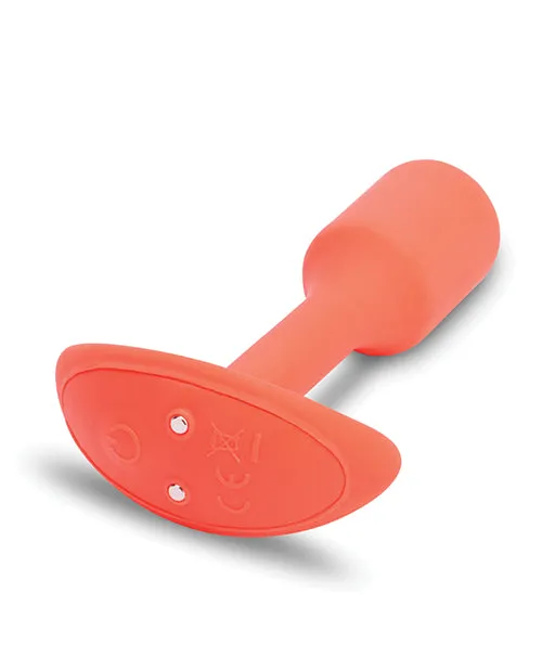 b-Vibe Vibrating Snug Plug - Small - Orange