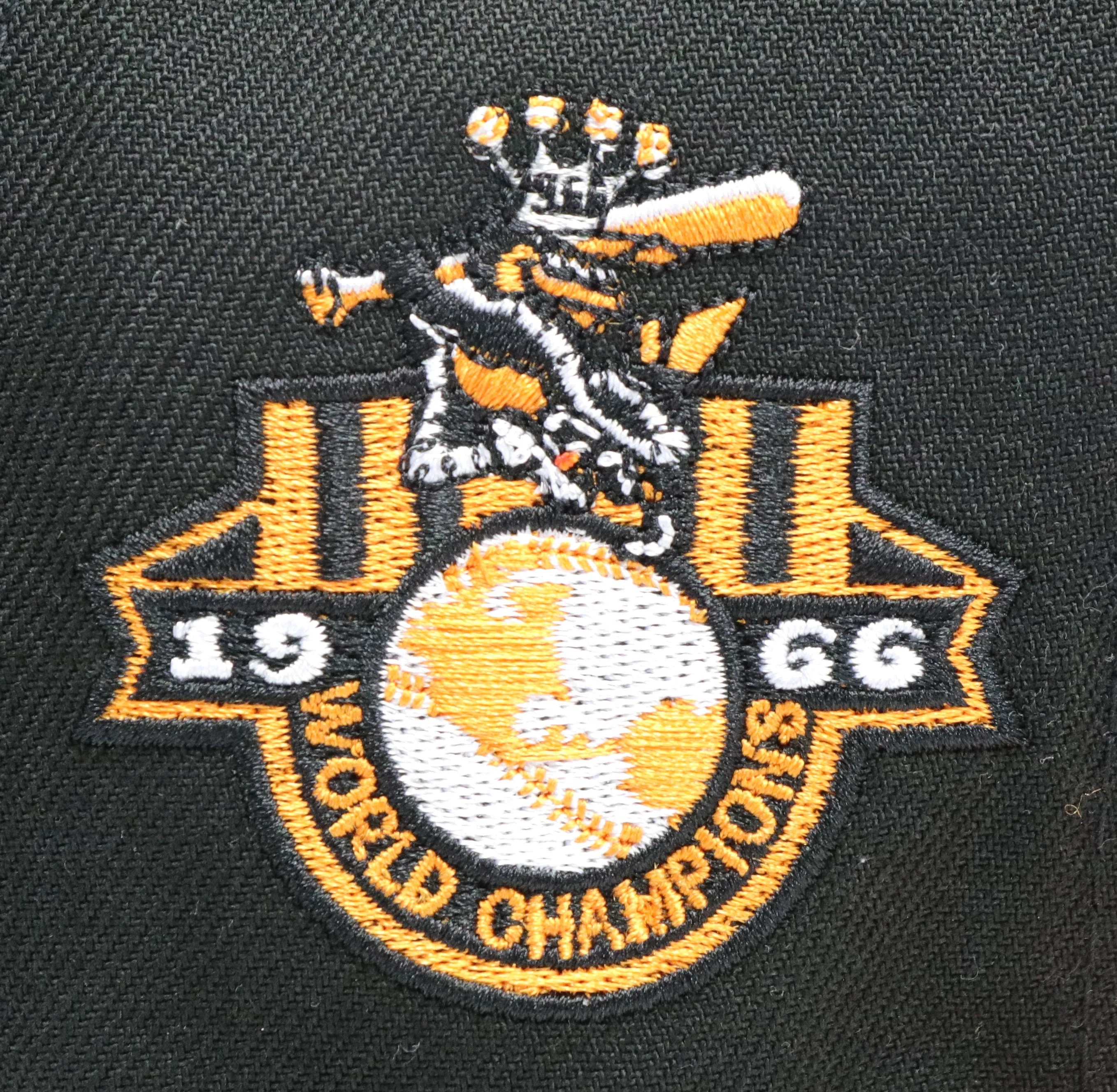 BALTIMORE ORIOLES (DAFFY) "1966 WORLD SERIES" NEW ERA 59FIFTY FITTED (GREY UNDER VISOR)