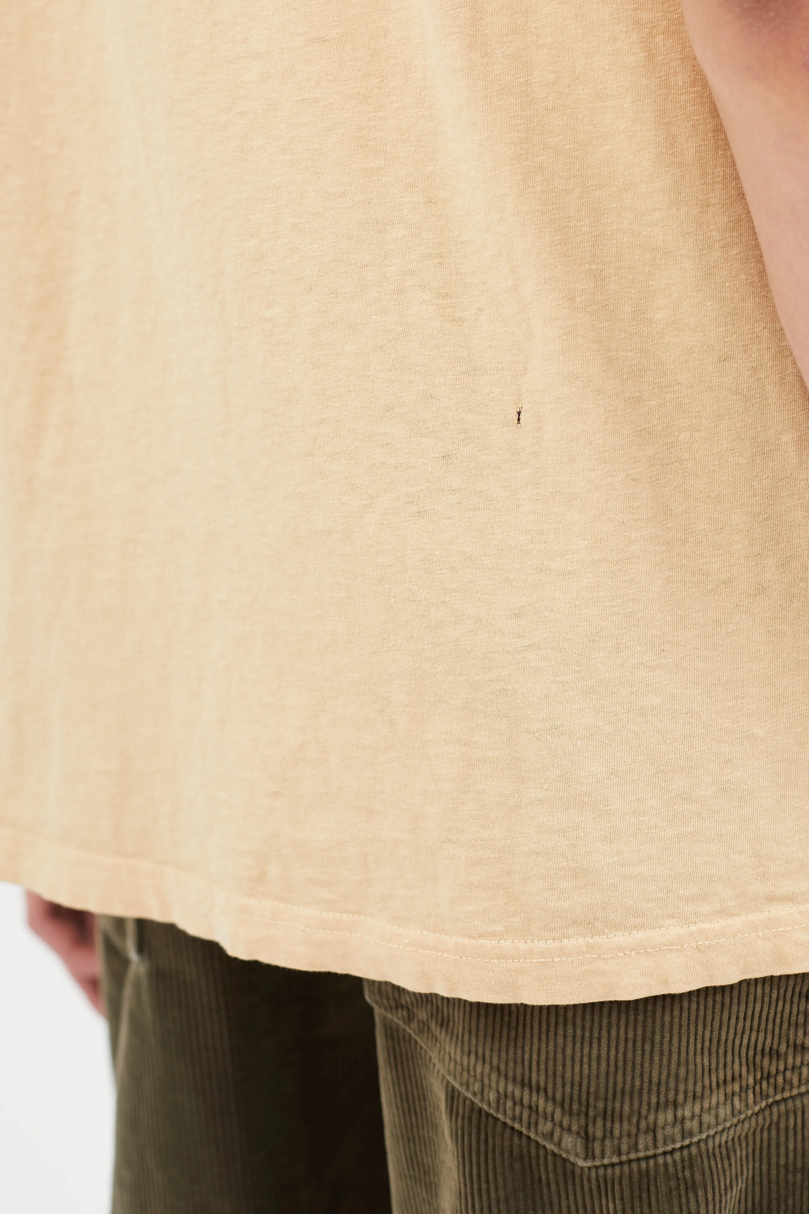 Beige Graphic Print T-Shirt