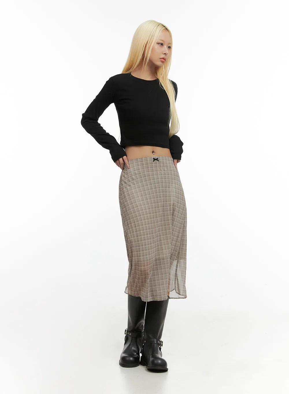 Cut Out Slim-Fit Crop Top CO414