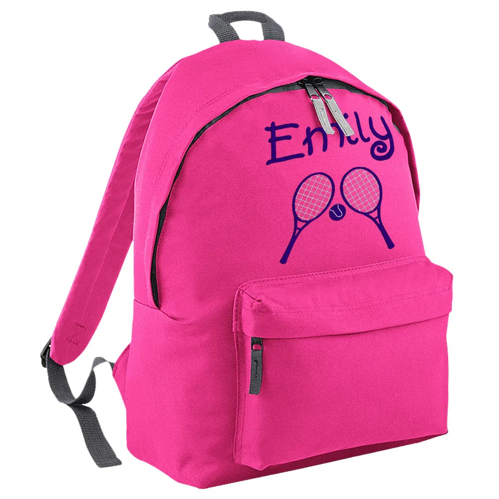 Embroidered Rucksack - Tennis