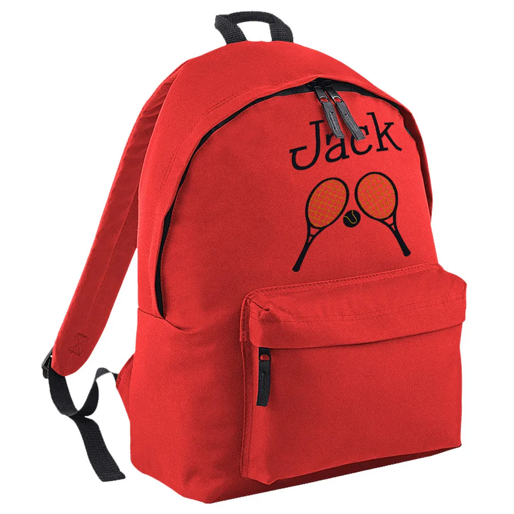 Embroidered Rucksack - Tennis
