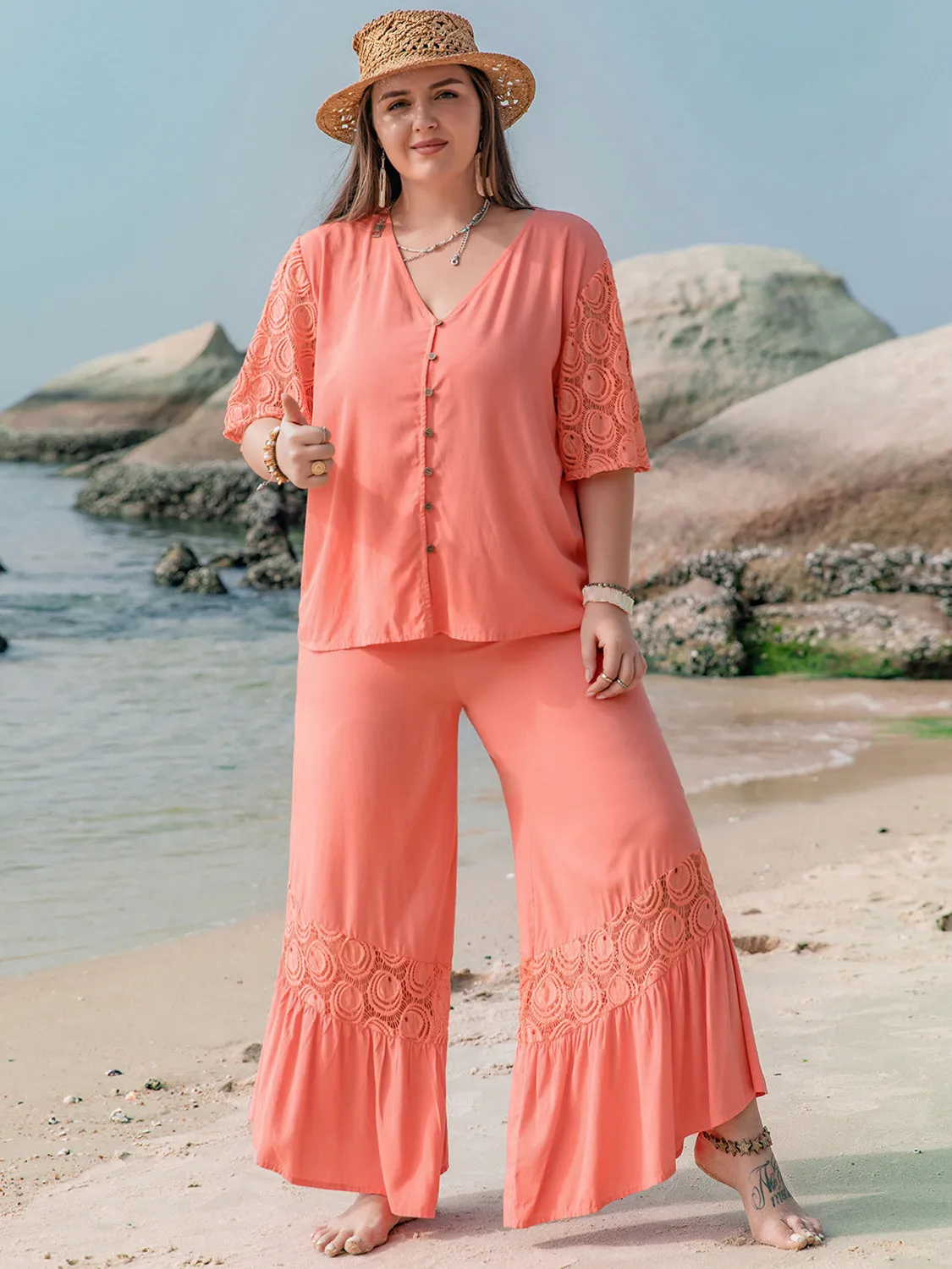 Flowy Pant And Top Casual Set