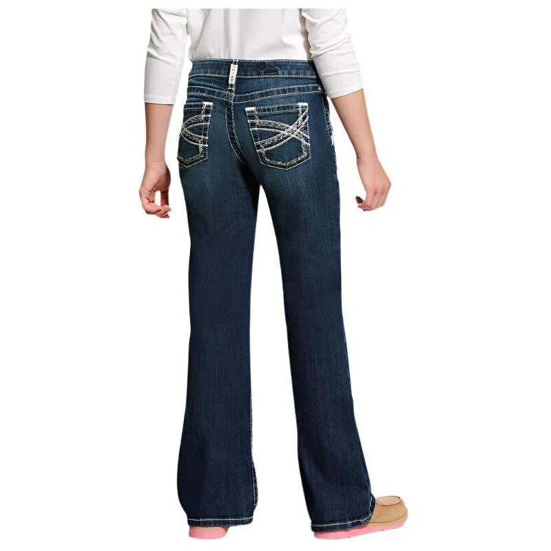 Girl's Ariat Entwined Boot Cut Jean 10025984