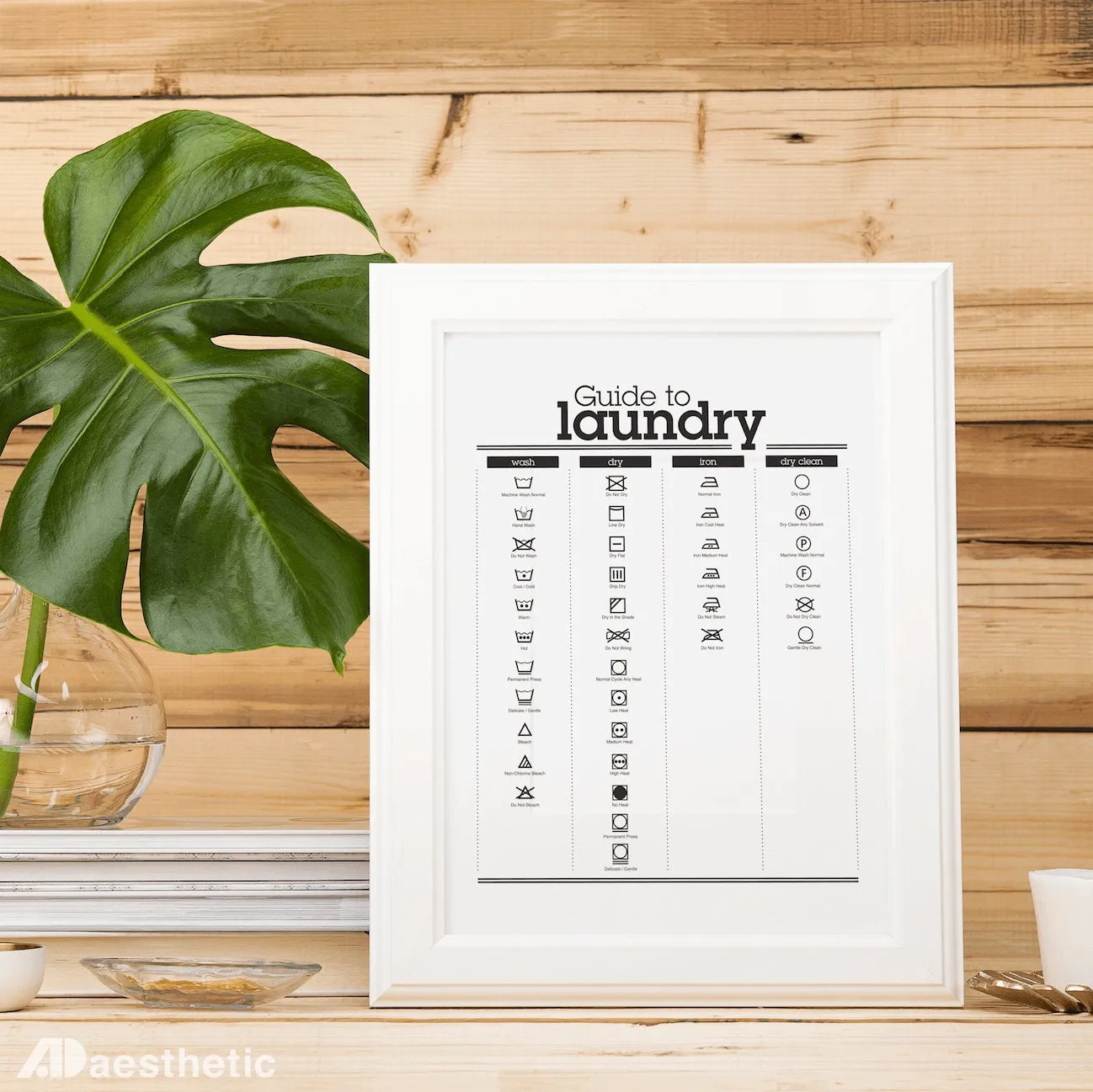 Guide to Laundry Poster