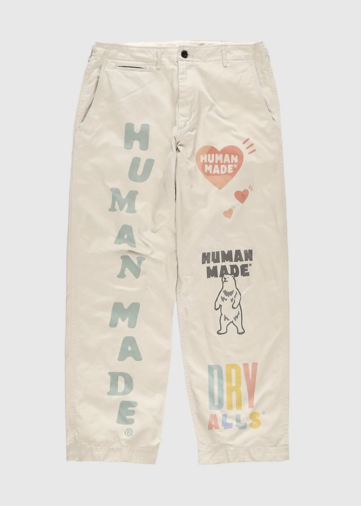 HUMAN MADE: MILITARY PRINT CHINO [BEIGE]