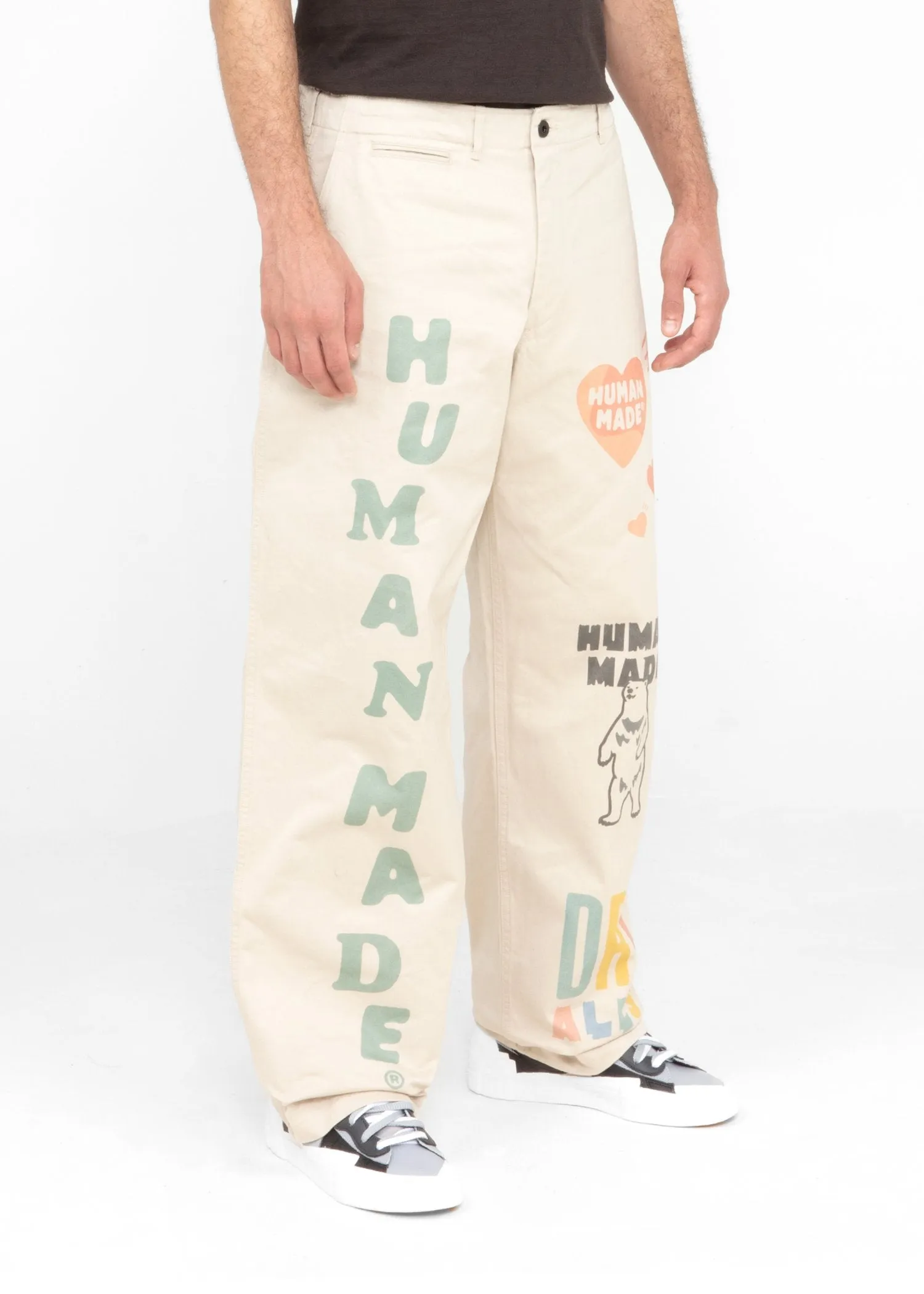 HUMAN MADE: MILITARY PRINT CHINO [BEIGE]
