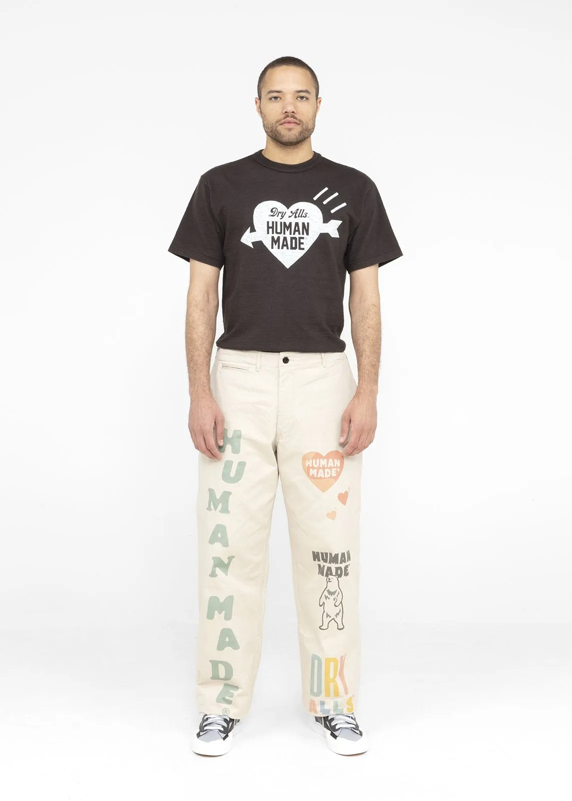 HUMAN MADE: MILITARY PRINT CHINO [BEIGE]