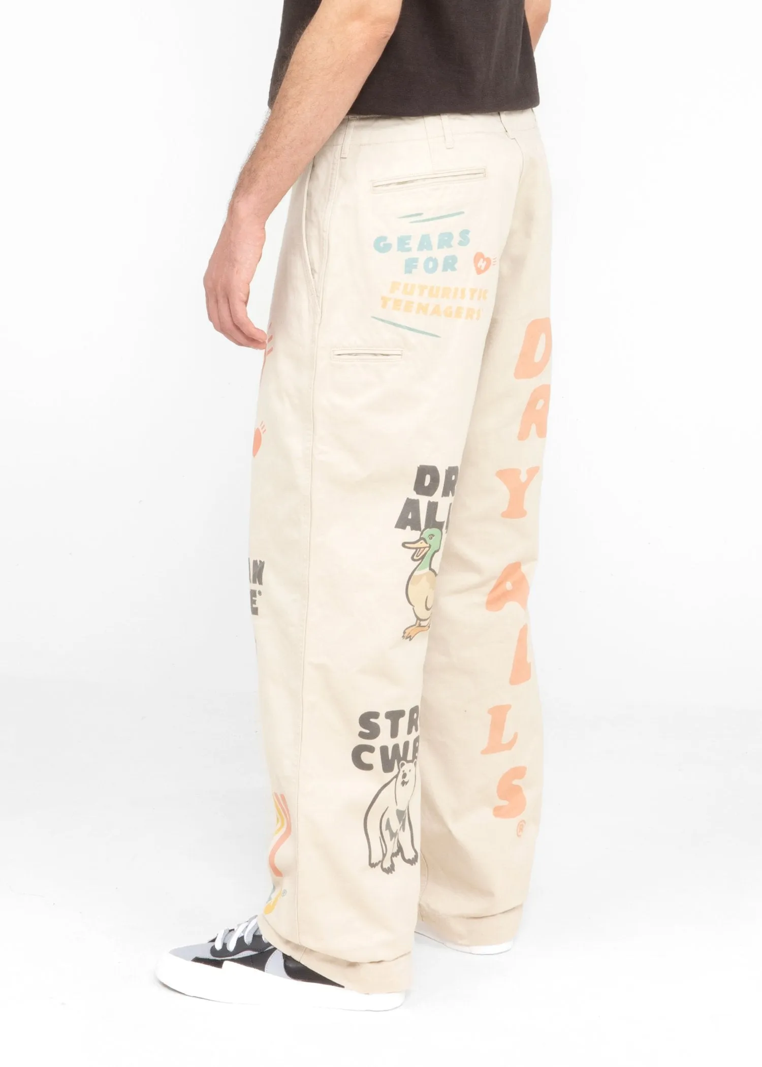 HUMAN MADE: MILITARY PRINT CHINO [BEIGE]