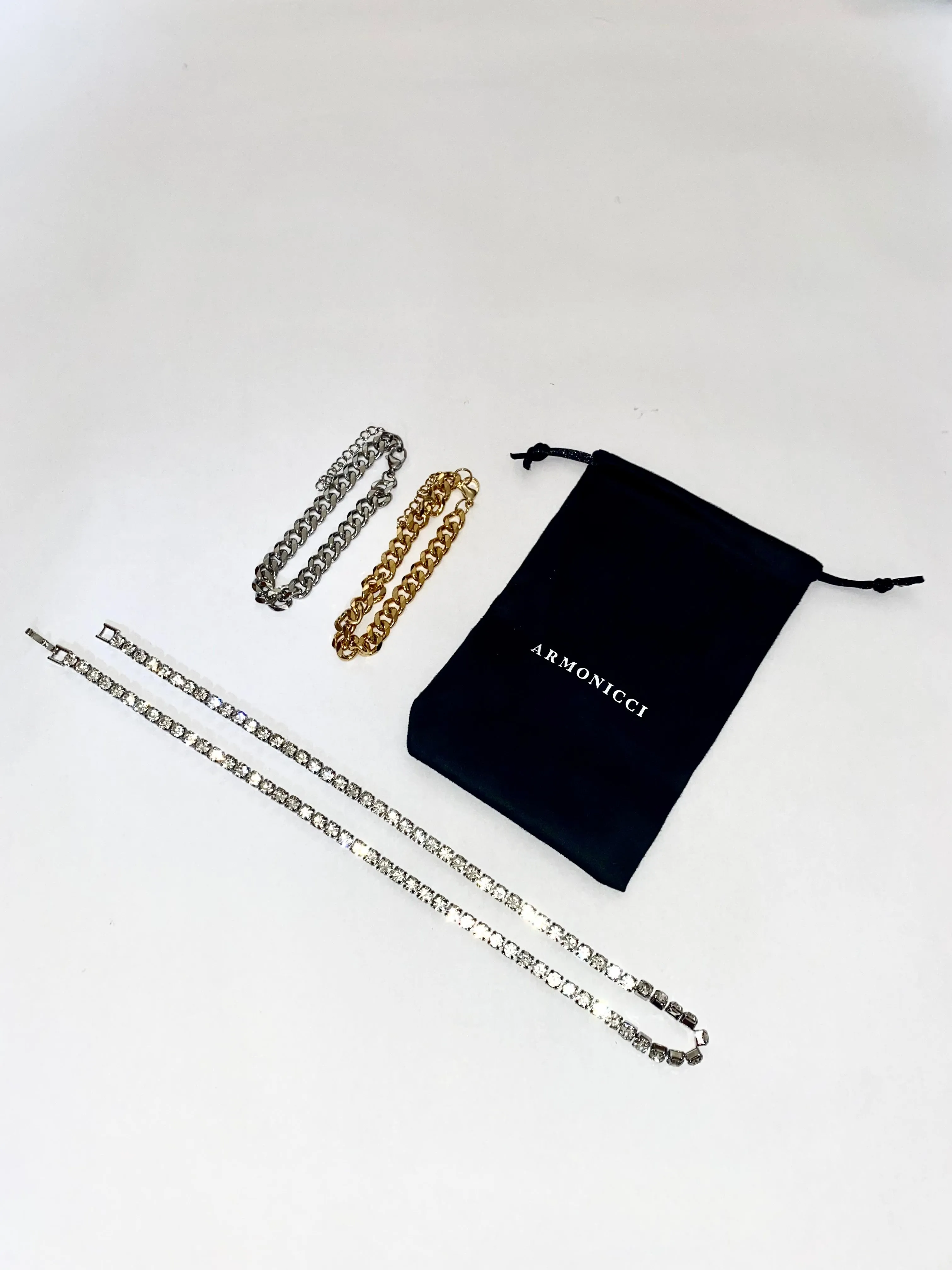 Minimal Gold 8mm Cuban Chain Bracelet
