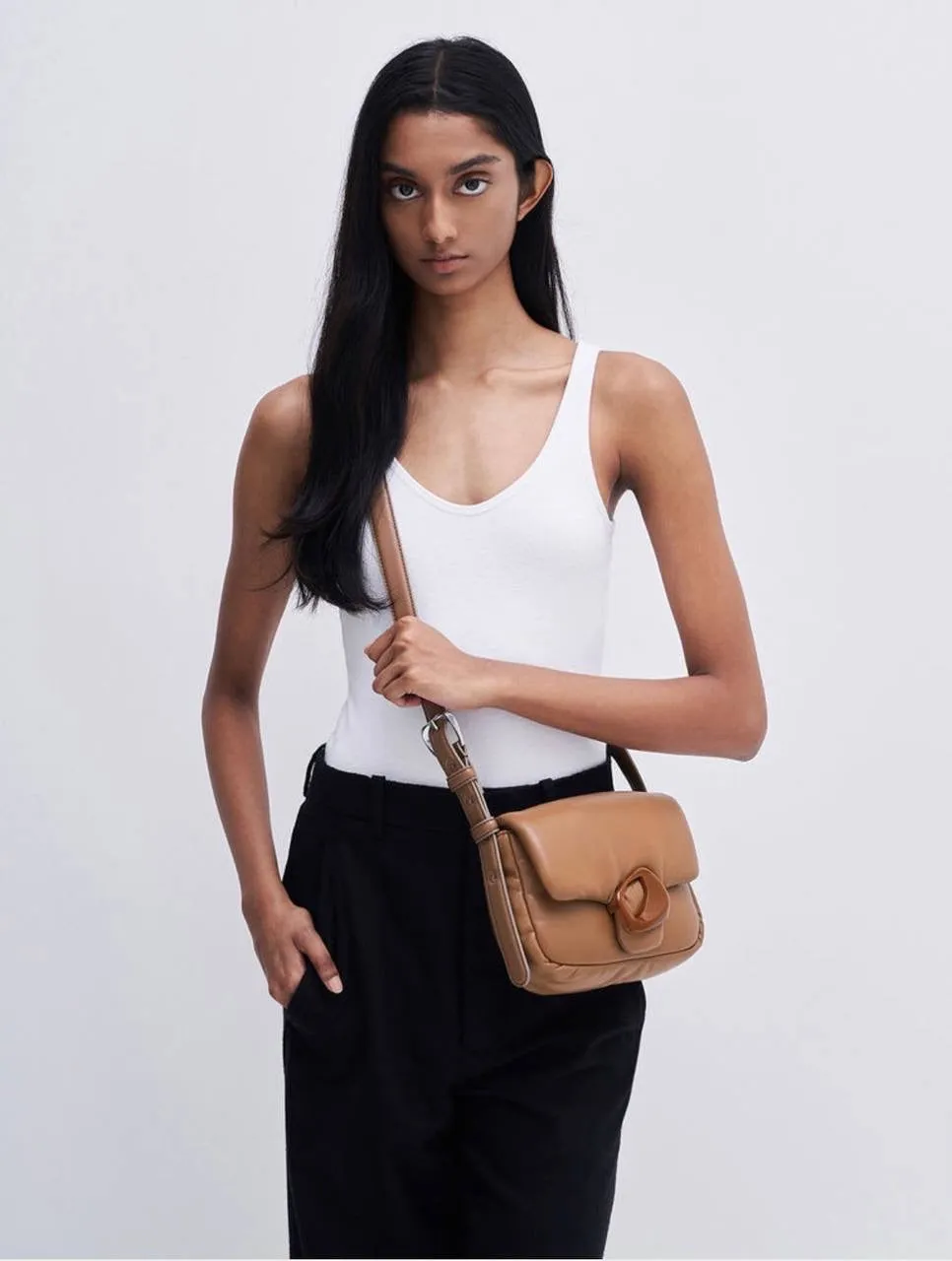 Moore Padded Shoulder Bag