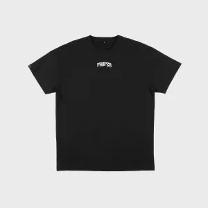 PROPER FITTED TEE BLACK
