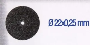 SLIM CUT OFF DISCS 22X0.25MM.5PCS