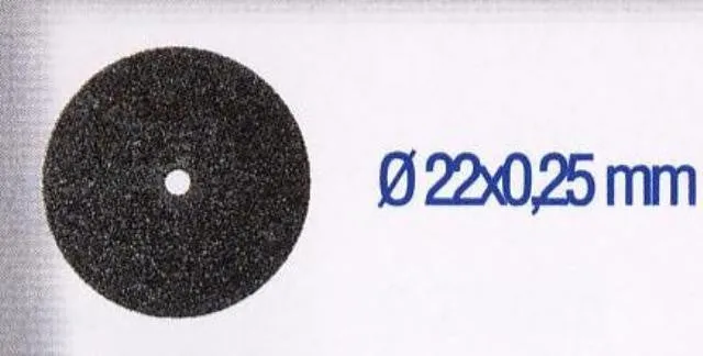 SLIM CUT OFF DISCS 22X0.25MM.5PCS