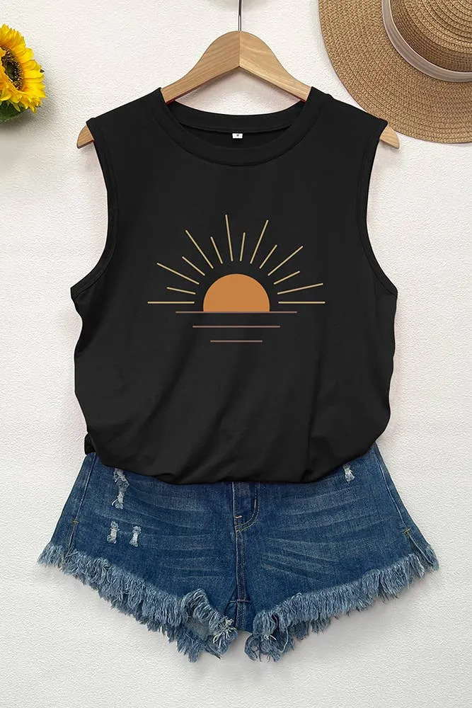 Sunshine Round Neck Tank